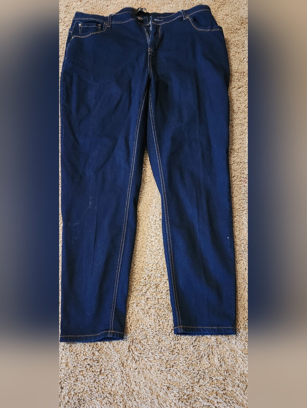 Dark Blue Denim Pants